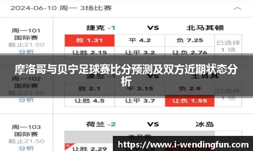 摩洛哥与贝宁足球赛比分预测及双方近期状态分析